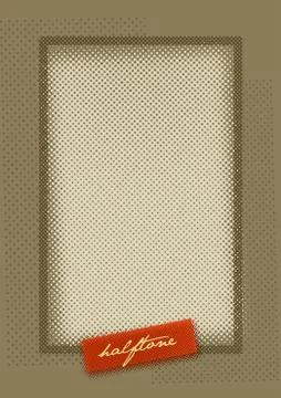 Halftone Pattern Design Background. Stock Illustration