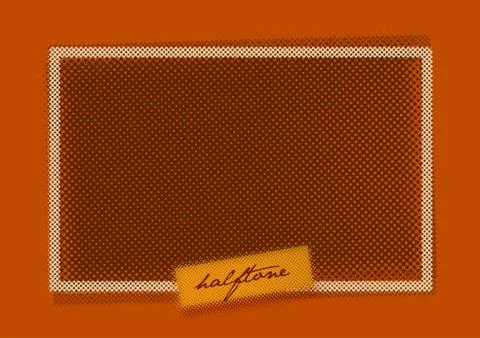 Halftone Pattern Design Background Stock Illustration