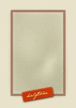 Halftone Pattern Design Background. Stock Illustration