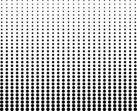 Halftone pattern dot gradient background. Radial halftone vector pattern. V.. Illustrazione stock