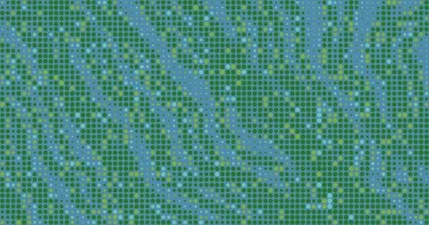 Halftone pattern dots mosaic. Digital background. Vector Stock Illustration