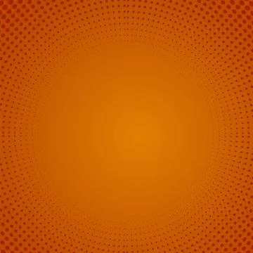  Halftone Pattern. Dots on Orange Background. Halftone Pattern. Set of Hal... Stock Photos
