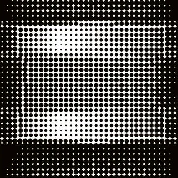 Halftone Pattern.. Dots on White Background. Stock Illustration