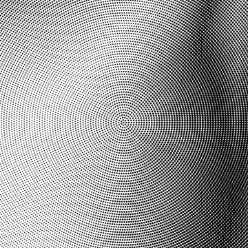 Halftone Pattern. Dotted Texture on White. Overlay Grunge Template. Distress Illustrazione stock