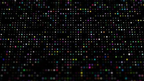 Halftone pattern. Glitch background. Green composition. Blurry points. 3d ren イラスト素材