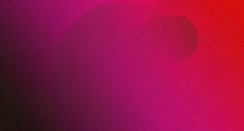 Halftone pattern gradient background with purple and red colors and a large.. Stock Illustration