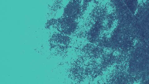 Halftone pattern with a gradient of delicate turquoise and blue color tones.. Stock Photos