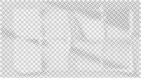 Halftone pattern, gradient dots, black and white texture Illustrazione stock