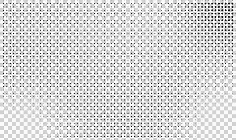 Halftone pattern, gradient dots on white background Stock Illustration