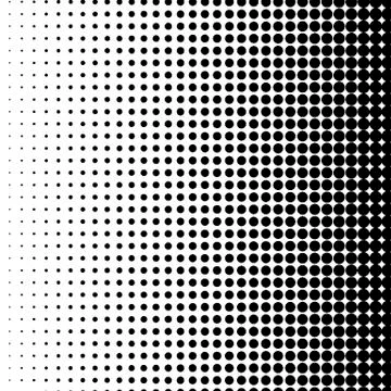 Halftone pattern. Gradient halftone dots background. Vector illustration. Illustrazione stock