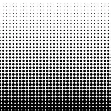 Halftone pattern. Gradient halftone dots background. Vector illustration. Stock Illustration