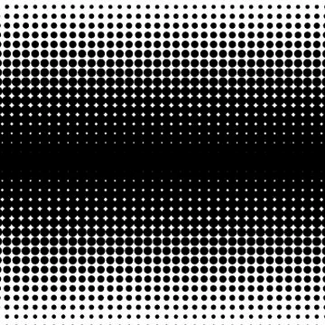 Halftone pattern. Gradient halftone dots background. Vector illustration. Stock Illustration