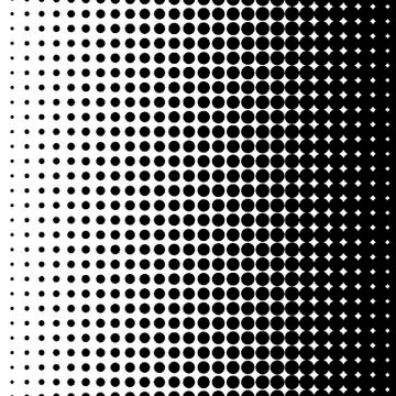 Halftone pattern. Gradient halftone dots background. Vector illustration. Illustrazione stock