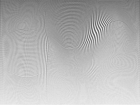 Halftone pattern. Halftone background. Halftone texture. Illustrazione stock
