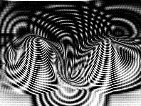 Halftone pattern. Halftone background. Halftone texture. イラスト素材