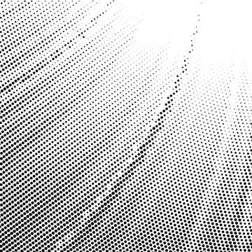 Halftone Pattern. Set of Dots. Distress Linear Design. Fade Monochrome Points Stock Illustration