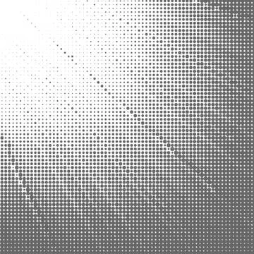 Halftone Pattern. Set of Dots. Dotted Texture. Overlay Grunge Template. Fade Stock Illustration