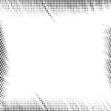 Halftone Pattern. Set of Dots. Dotted Texture. Distress Linear Design. Fade Stock Illustration