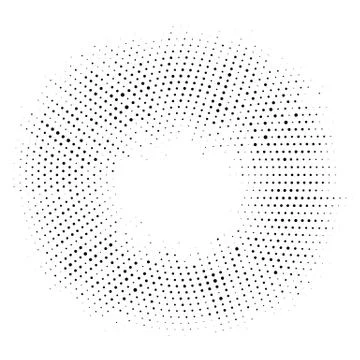 Halftone Pattern. Set of Dots. Dotted Texture. Overlay Grunge Template. Fade Stock Illustration