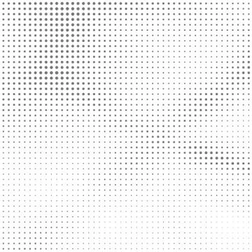 Halftone Pattern. Set of Dots. Dotted Texture. Overlay Grunge Template. Distress 库存插图