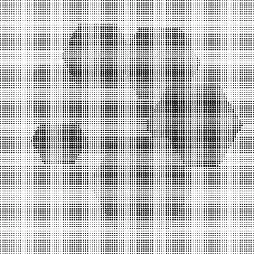 Halftone Pattern. Set of Dots. Dotted Texture. Overlay Grunge Template. Distress Stock Illustration