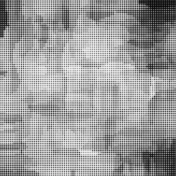 Halftone Pattern. Set of Dots. Dotted Texture. Overlay Grunge Template. Distress Stock Illustration