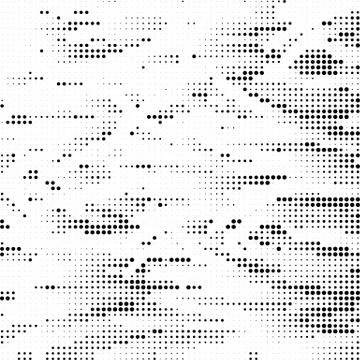 Halftone Pattern. Set of Dots. Dotted Texture. Overlay Grunge Template. Distress Stock Illustration