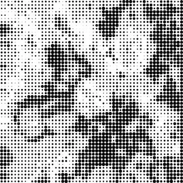 Halftone Pattern. Set of Dots. Dotted Texture on White Background. Overlay Stock Illustration
