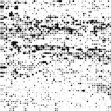 Halftone Pattern. Set of Dots. Dotted Texture on White Background. Overlay Stock Illustration
