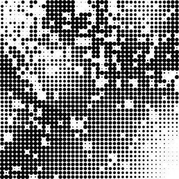 Halftone Pattern. Set of Dots. Dotted Texture on White Background. Overlay Stock Illustration