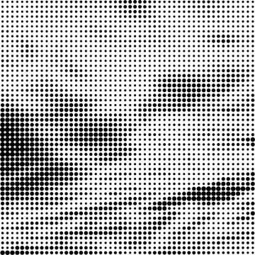 Halftone Pattern. Set of Dots. Dotted Texture on White Background. Overlay Stock Illustration