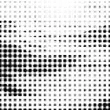 Halftone Pattern. Set of Dots. Dotted Texture on White Background. Overlay Illustrazione stock