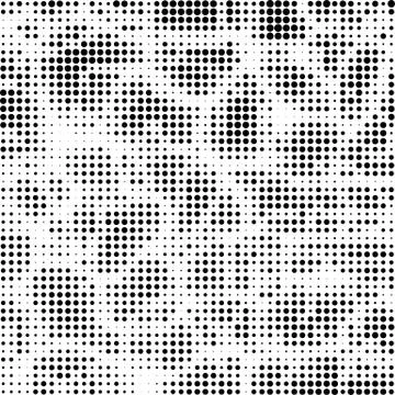 Halftone Pattern. Set of Dots. Dotted Texture on White Background. Overlay イラスト素材