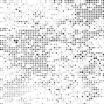Halftone Pattern. Set of Dots. Dotted Texture on White Background. Overlay Stock Illustration