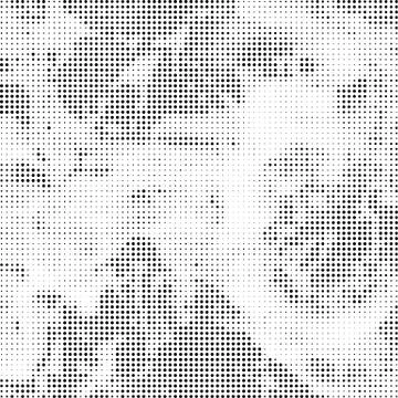 Halftone Pattern. Set of Dots. Dotted Texture on White Background. Overlay Illustrazione stock