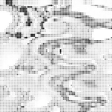 Halftone Pattern. Set of Dots. Dotted Texture on White Background. Overlay Stock Illustration