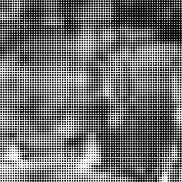 Halftone Pattern. Set of Dots. Dotted Texture on White Background. Overlay Illustrazione stock