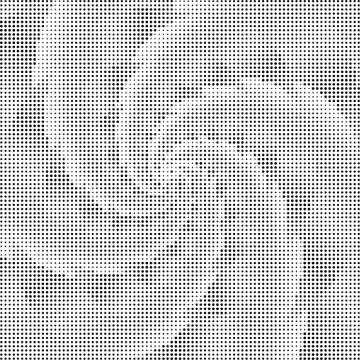 Halftone Pattern. Set of Dots. Dotted Texture on White Background. Overlay Gr Stock Illustration