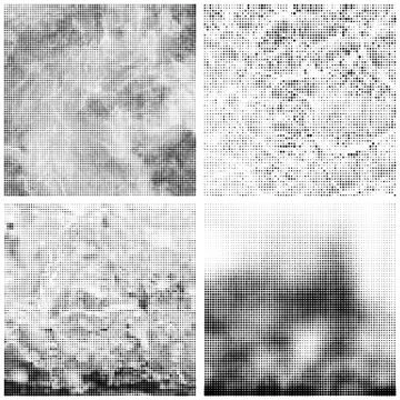 Halftone Pattern. Set of Dots. Dotted Texture on White Background. Overlay Stock Illustration