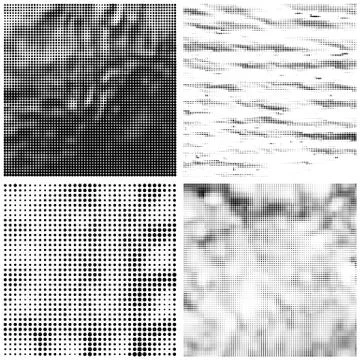 Halftone Pattern. Set of Dots. Dotted Texture on White Background. Overlay Stock Illustration