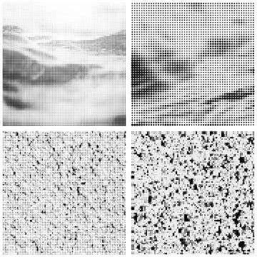 Halftone Pattern. Set of Dots. Dotted Texture on White Background. Overlay Stock Illustration