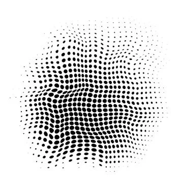 Halftone Pattern. Set of Dots. Dotted Texture on White Background. Overlay Stockillustratie