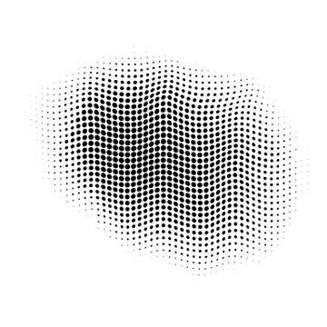 Halftone Pattern. Set of Dots. Dotted Texture on White Background. Overlay Stock Illustration