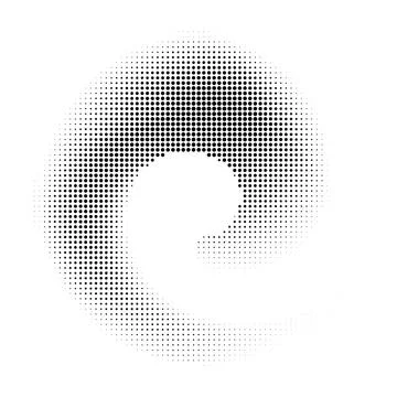 Halftone Pattern. Set of Dots. Dotted Texture on White Background. Overlay Stock Illustration