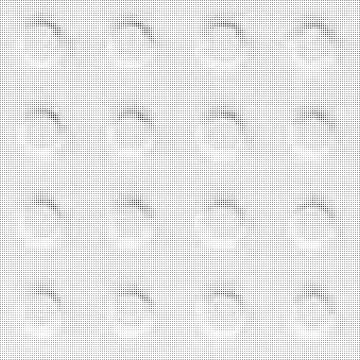 Halftone Pattern. Set of Dots. Dotted Texture on White Background. Overlay Stock Illustration