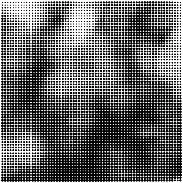 Halftone Pattern. Set of Dots. Dotted Texture on White Background. Overlay Stock Illustration