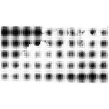 Halftone Pattern. Set of Dots. Dotted Texture on White Background. Overlay Stockillustratie