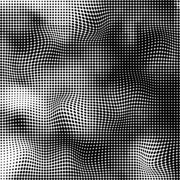 Halftone Pattern. Set of Dots. Dotted Texture on White Background. Overlay Stock Illustration