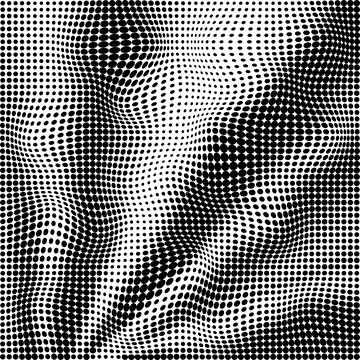 Halftone Pattern. Set of Dots. Dotted Texture on White Background. Overlay Stock Illustration