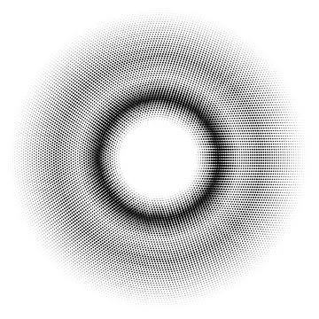 Halftone Pattern. Set of Dots. Dotted Texture on White Background. Overlay Stock Illustration